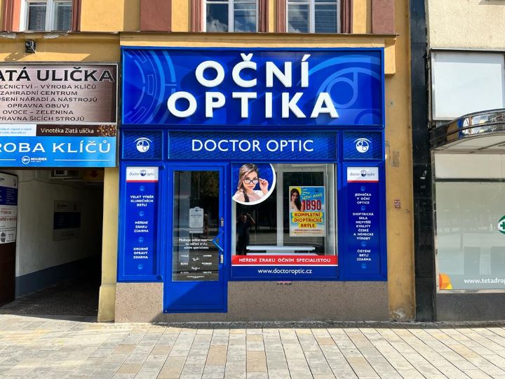 Oční optika Pardubice třída Míru 69 Doctor Optic