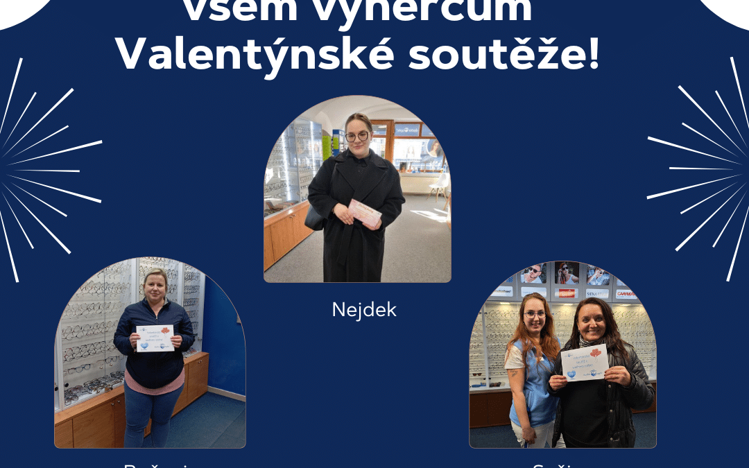 Výherci Valentýnského víkendového wellness pobytu pro dva