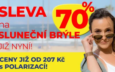 Sleva 70% na sluneční brýle