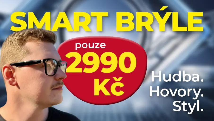 Smart brýle jen za 2990 Kč!