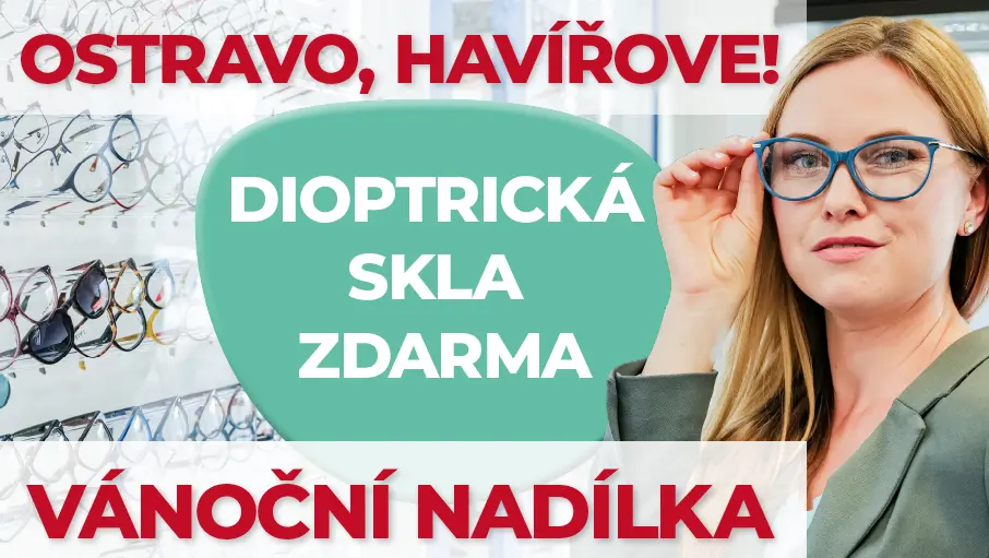 Dioptrická skla zdarma Akce, oční optika, Doctor Optic, Skla zdarma