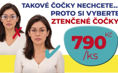 Ztenčená skla za 790 Kč